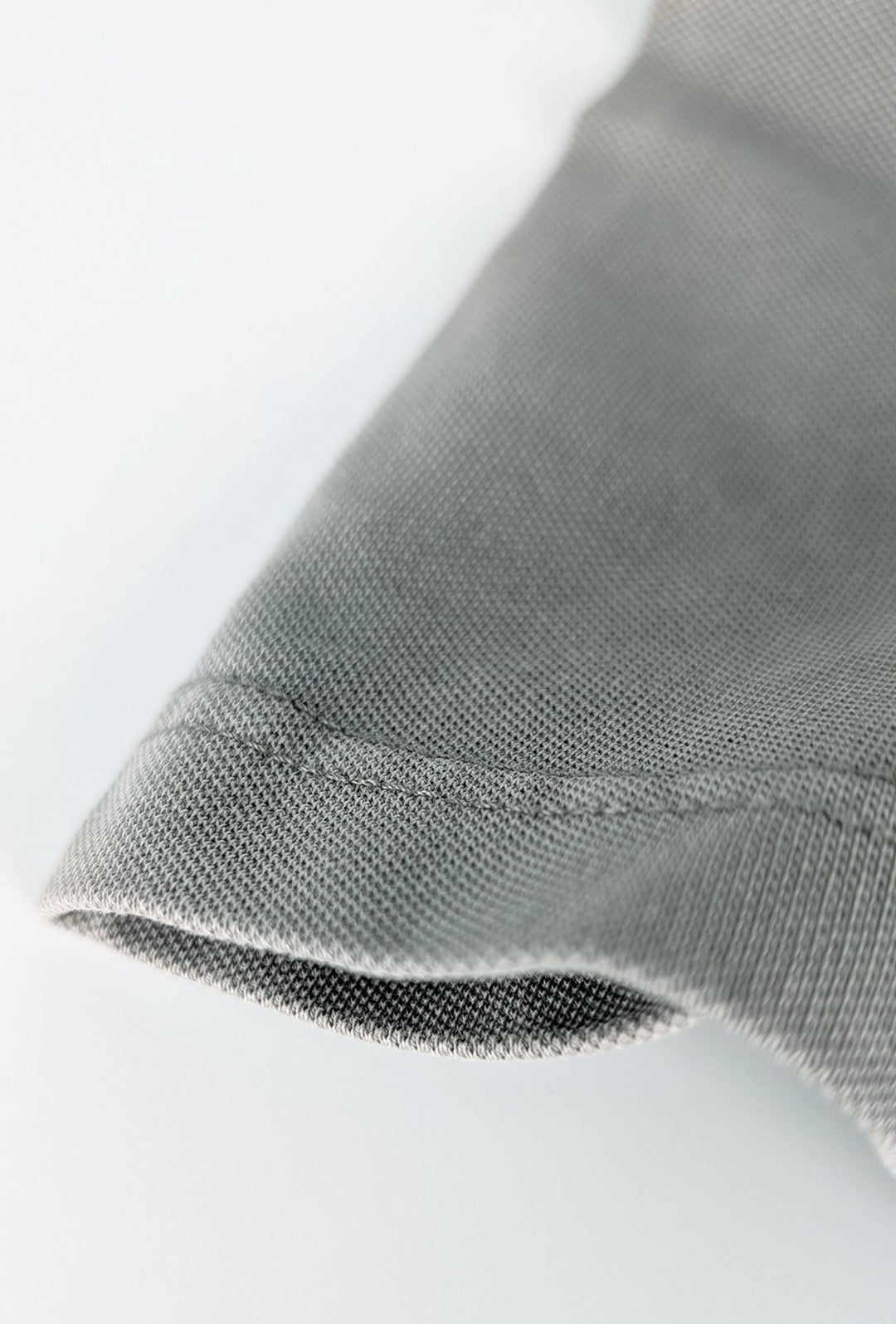 T-Shirt uomo Dresserd in cotone piquet elasticizzato - GRIGIO SCURO