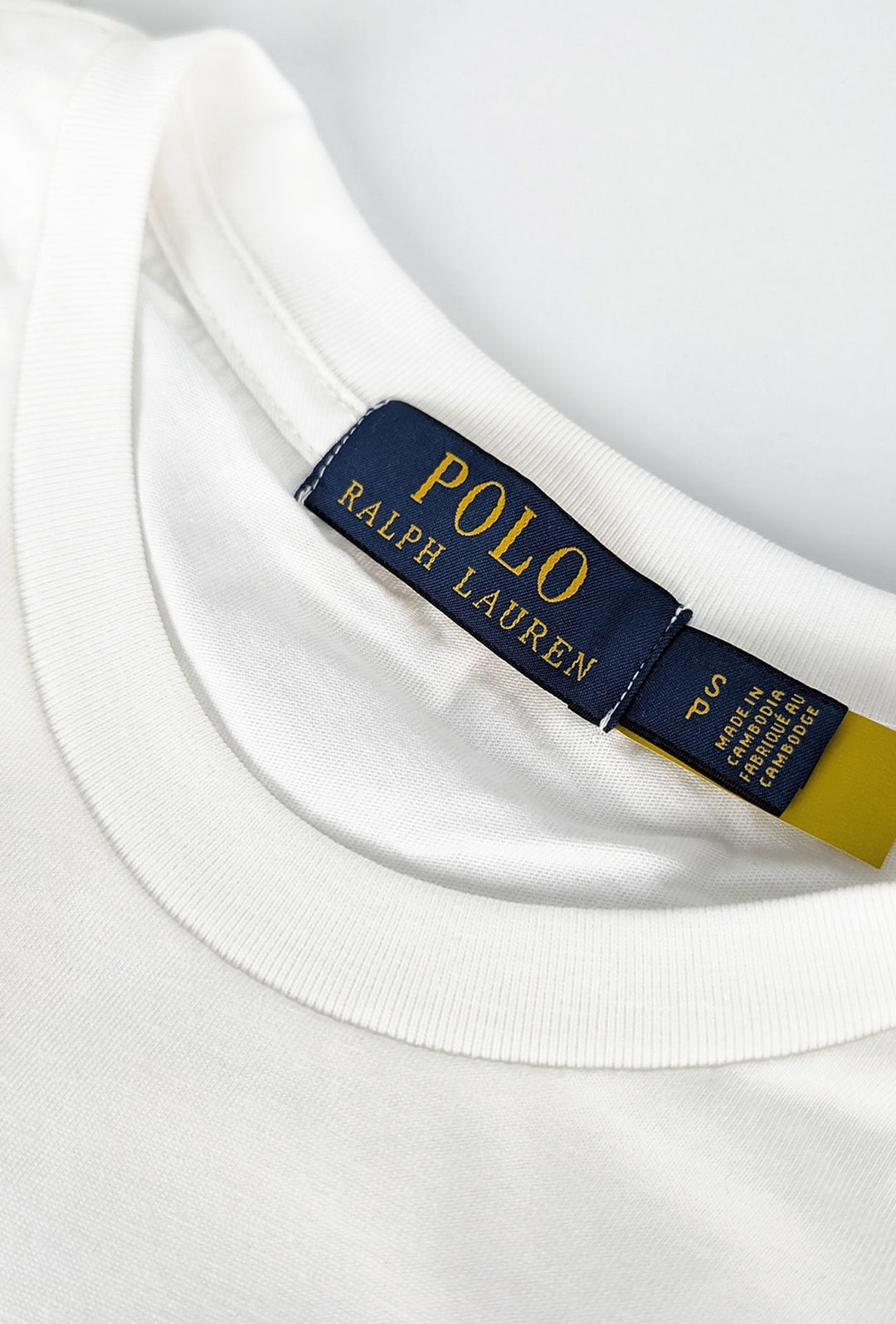 T-Shirt Uomo Raplh Lauren Polo Bear Maglia mezza manica - BIANCO
