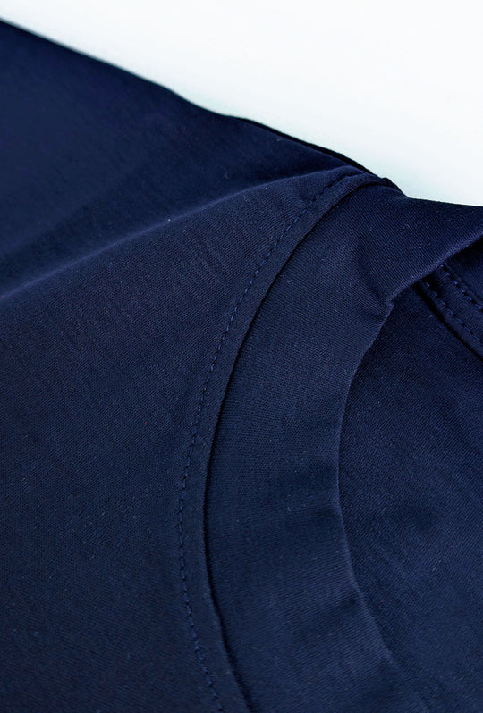 T-Shirt Uomo FILO DI SCOZIA  mezza manica - BLU