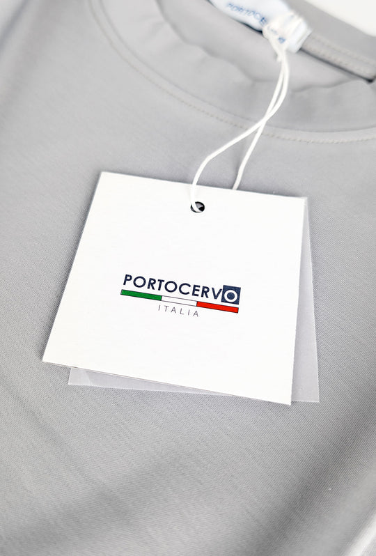 T-Shirt Uomo FILO DI SCOZIA  mezza manica - GHIACCIO