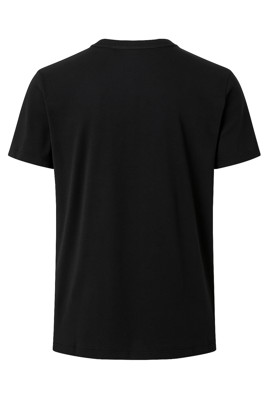 T-Shirt uomo CALVIN KLEIN slim fit con logo grande sul petto - NERO