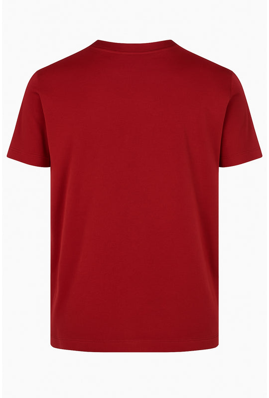 T-Shirt uomo CALVIN KLEIN slim fit con logo sul petto - BORDEAUX
