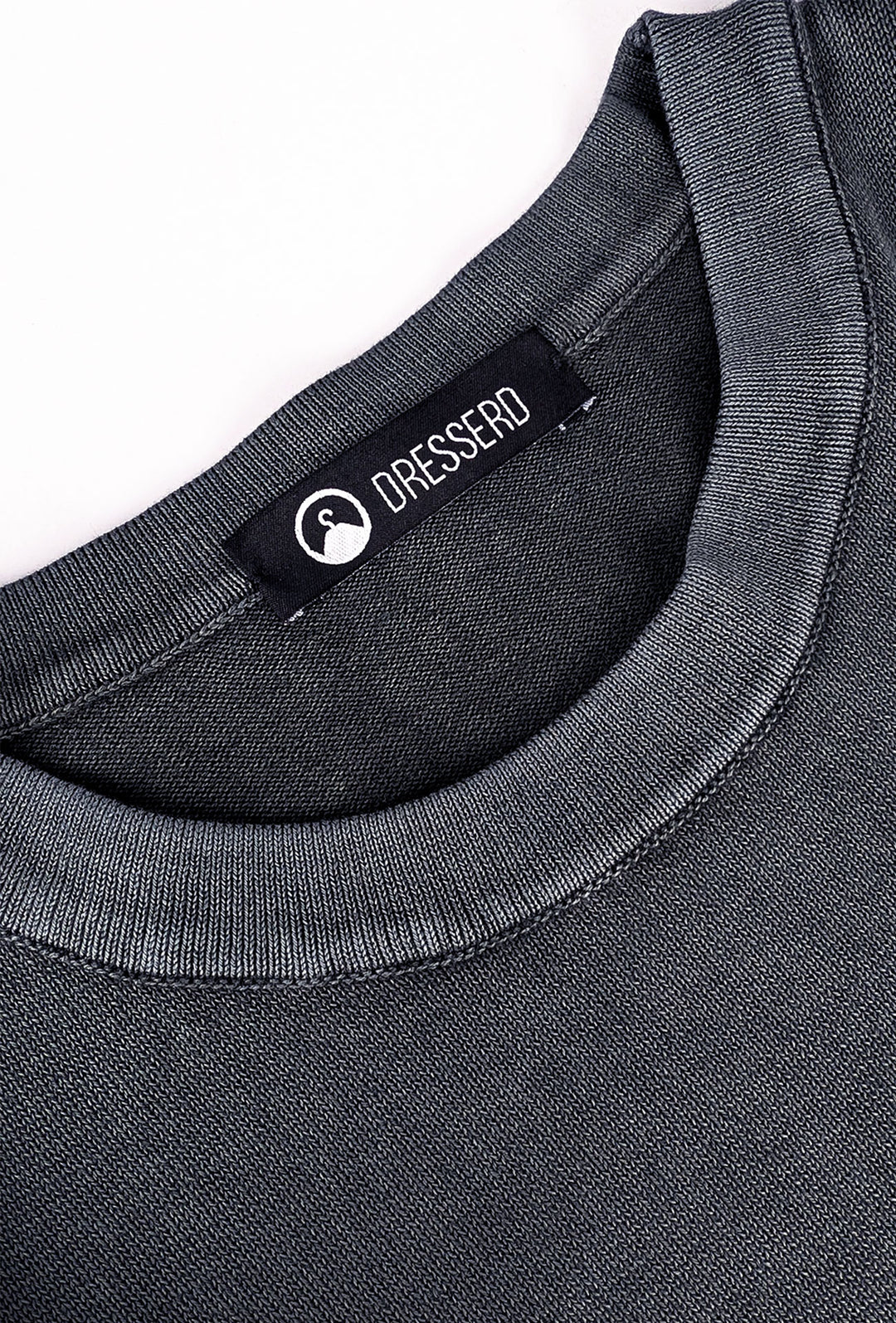 T-Shirt uomo in Filo Maglia mezza manica relaxed fit - GRIGIO SCURO