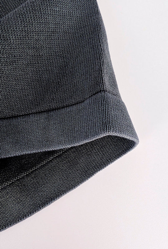 T-Shirt uomo in Filo Maglia mezza manica relaxed fit - GRIGIO SCURO