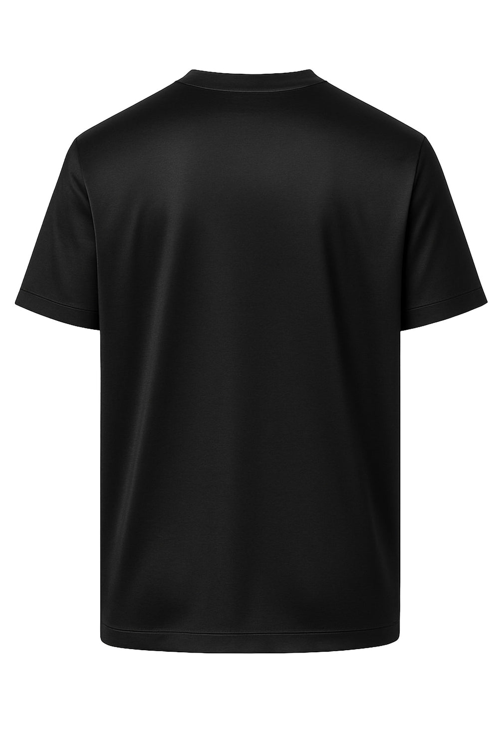 T-Shirt Uomo FILO DI SCOZIA  mezza manica - NERO