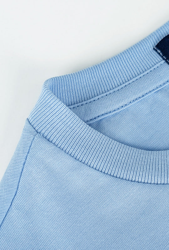 T-Shirt Uomo RALPH LAUREN 100% Cotone - AZZURRO