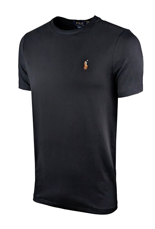 T-Shirt Uomo RALPH LAUREN 100% Cotone - NERO