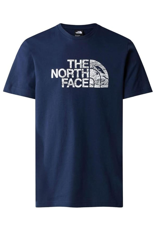 T-Shirt uomo The North Face con stampa sul petto -AVIO