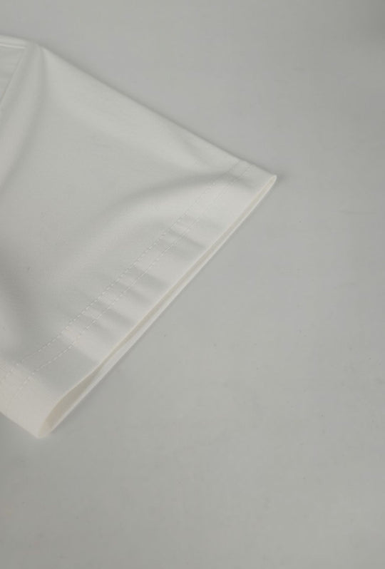 T-shirt uomo Tommy Jeans logo a rilievo lato cuore 100% cotone - BIANCO