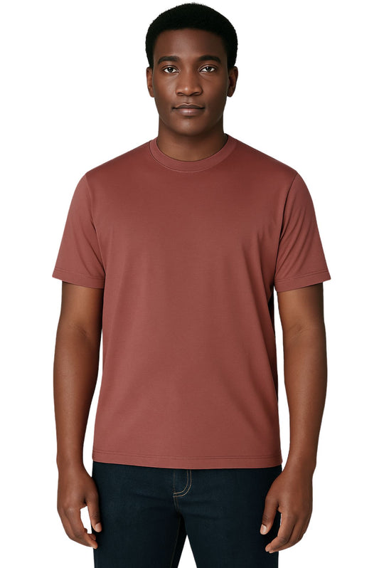 T-Shirt Uomo FILO DI SCOZIA  mezza manica - CIPOLLA