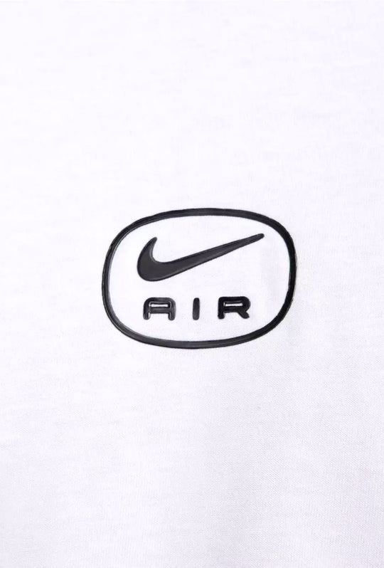 T-Shirt Uomo NIKE AIR Sportswear logo in rilievo - BIANCO