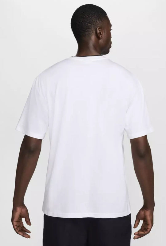 T-Shirt Uomo NIKE AIR Sportswear logo in rilievo - BIANCO
