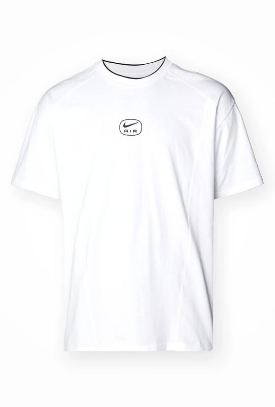 T-Shirt Uomo NIKE AIR Sportswear logo in rilievo - BIANCO