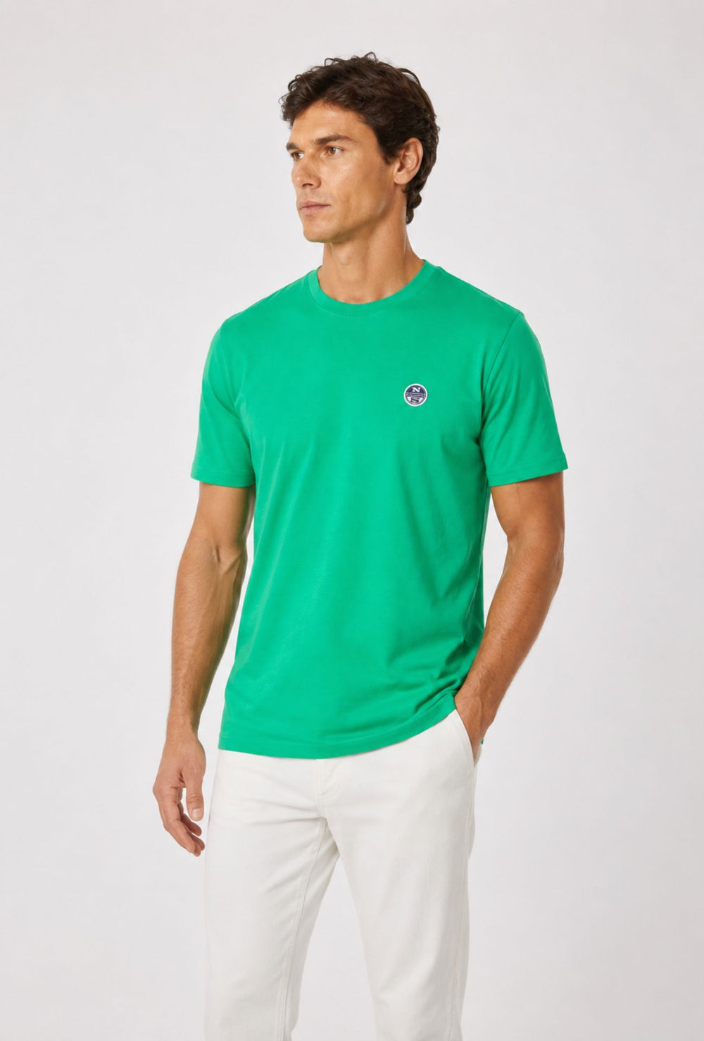 T-Shirt Uomo North Sails Logo piccolo - VERDE