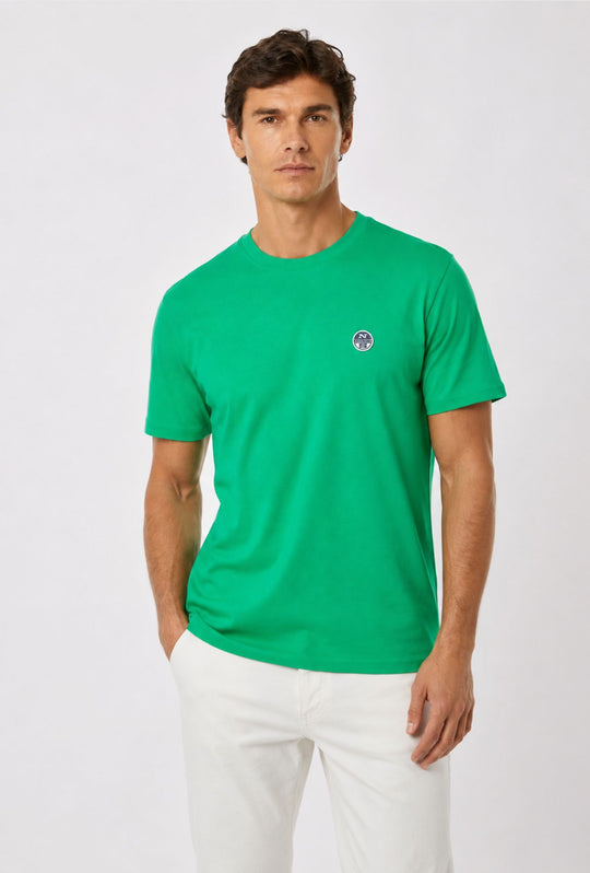 T-Shirt Uomo North Sails Logo piccolo - VERDE
