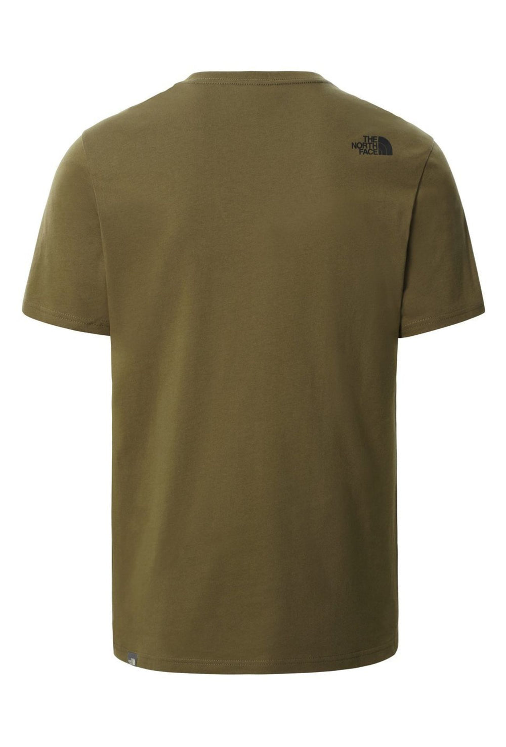 T-Shirt uomo The North Face con stampa sul petto - VERDE MILITARE