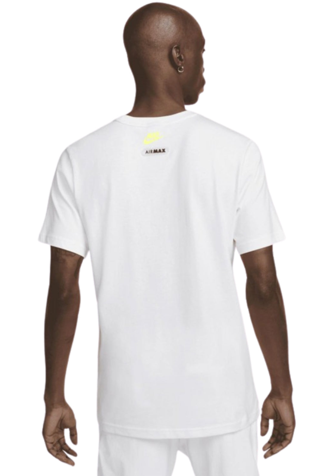 T-Shirt NIKE AIR MAX girocollo in cotone- BIANCO