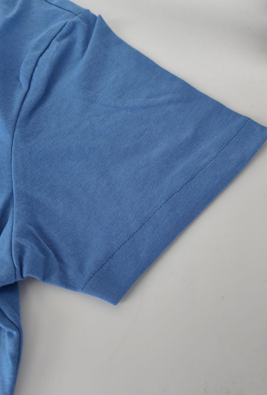 T-Shirt Uomo THE NORTH FACE logo stampato centrale bianco- INDIGO