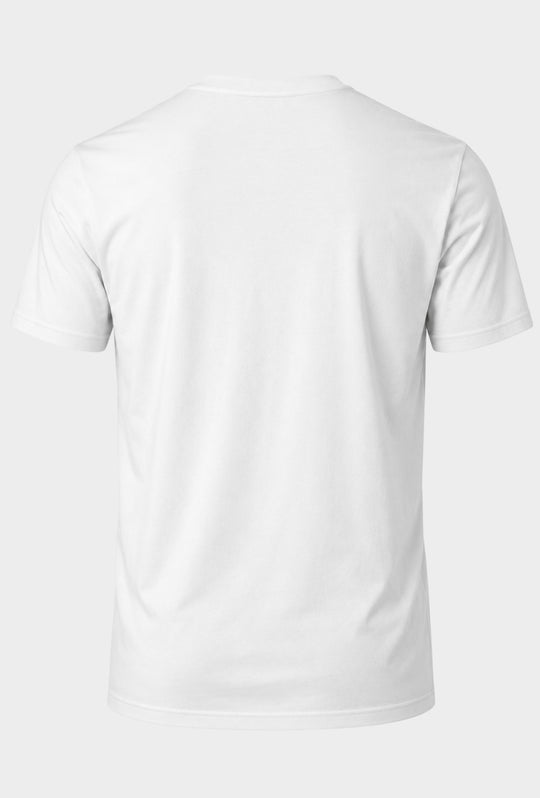 T-Shirt Uomo THE NORTH FACE logo stampato centrale nero- BIANCO