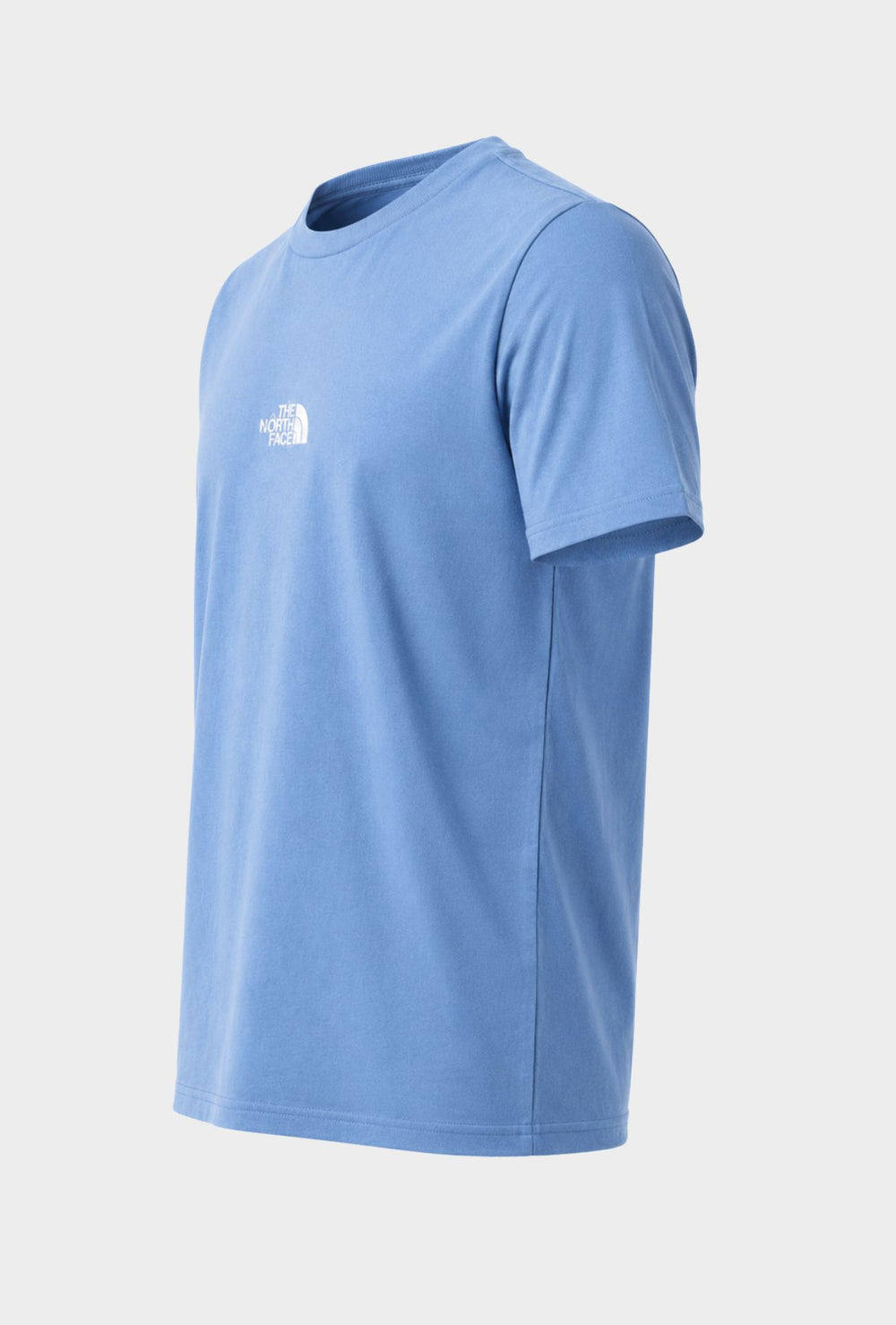 T-Shirt Uomo THE NORTH FACE logo stampato centrale bianco- INDIGO