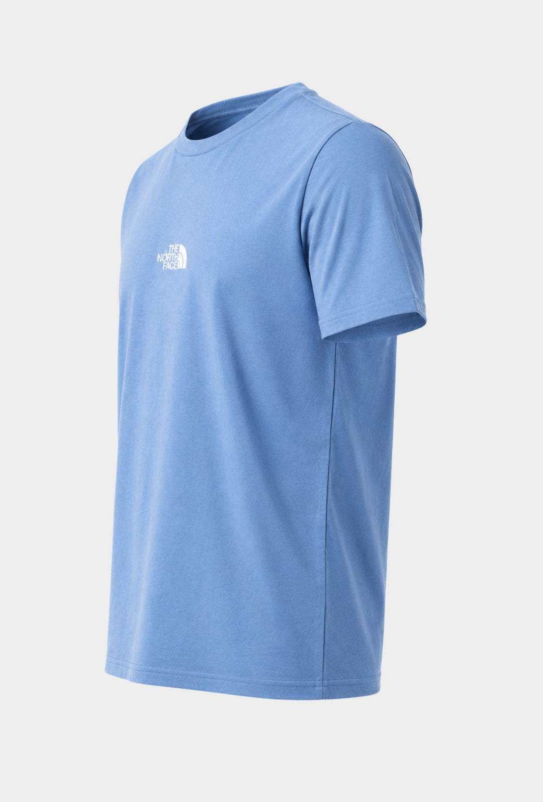 T-Shirt Uomo THE NORTH FACE logo stampato centrale bianco- INDIGO