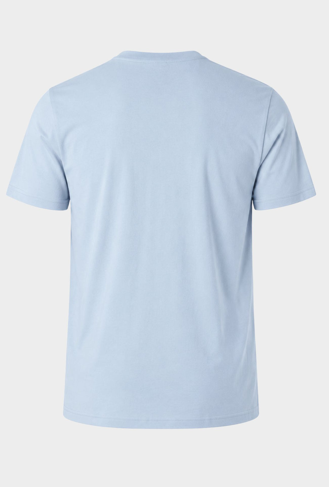 T-Shirt Uomo THE NORTH FACE logo stampato centrale nero- CIELO