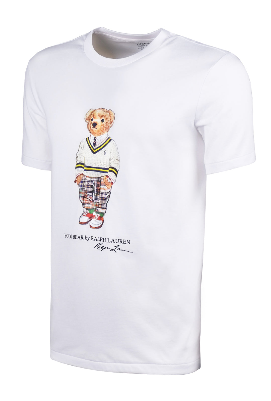 T-Shirt Uomo RALPH LAUREN Polo Bear Orso con maglione - BIANCO