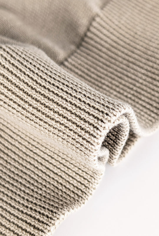 T-Shirt Dresserd in Filo girocollo con taschino colorato - BEIGE