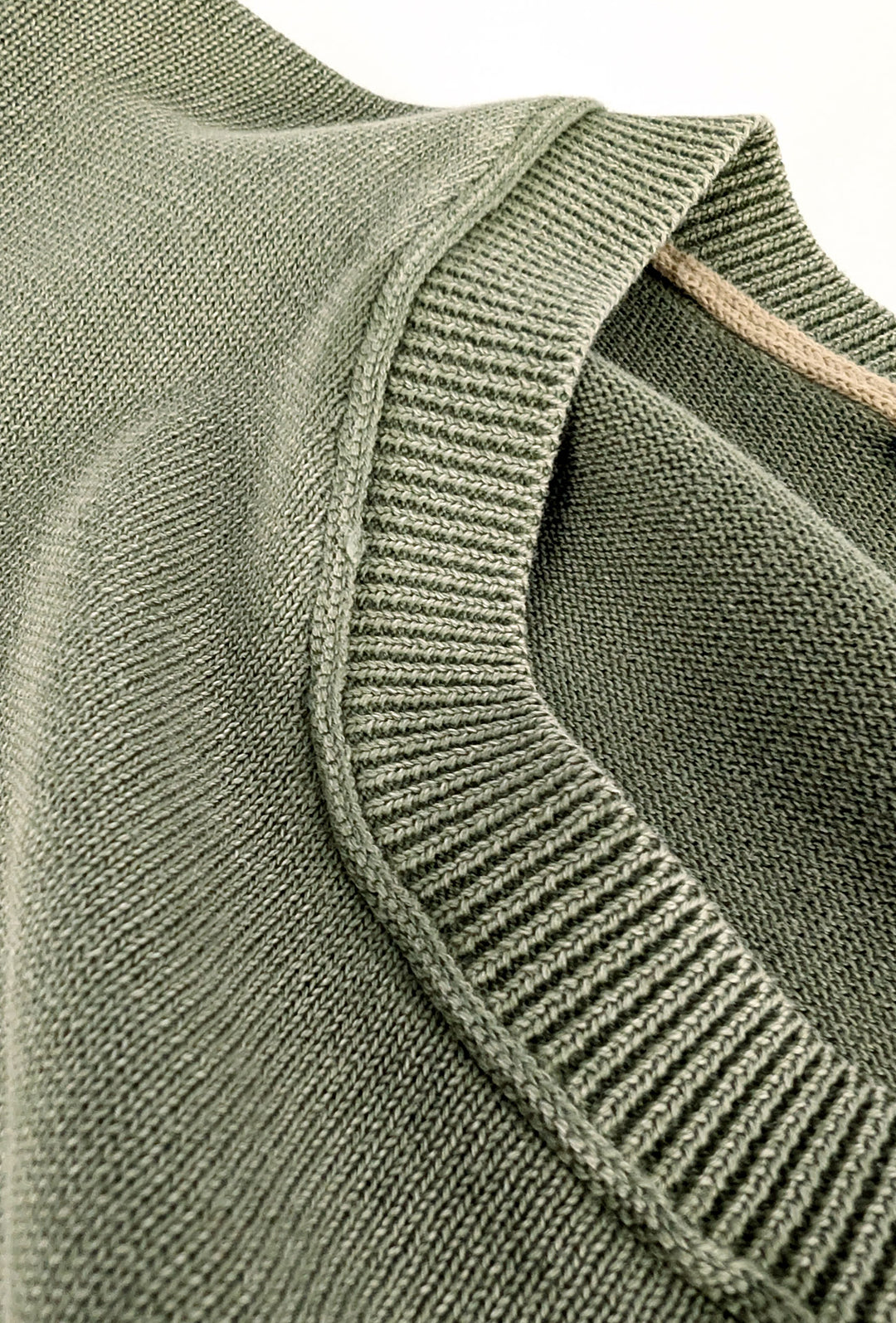 T-Shirt Dresserd in Filo girocollo con taschino colorato - VERDE