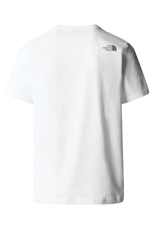 The North Face T-shirt Mountain Line da Uomo – BIANCO