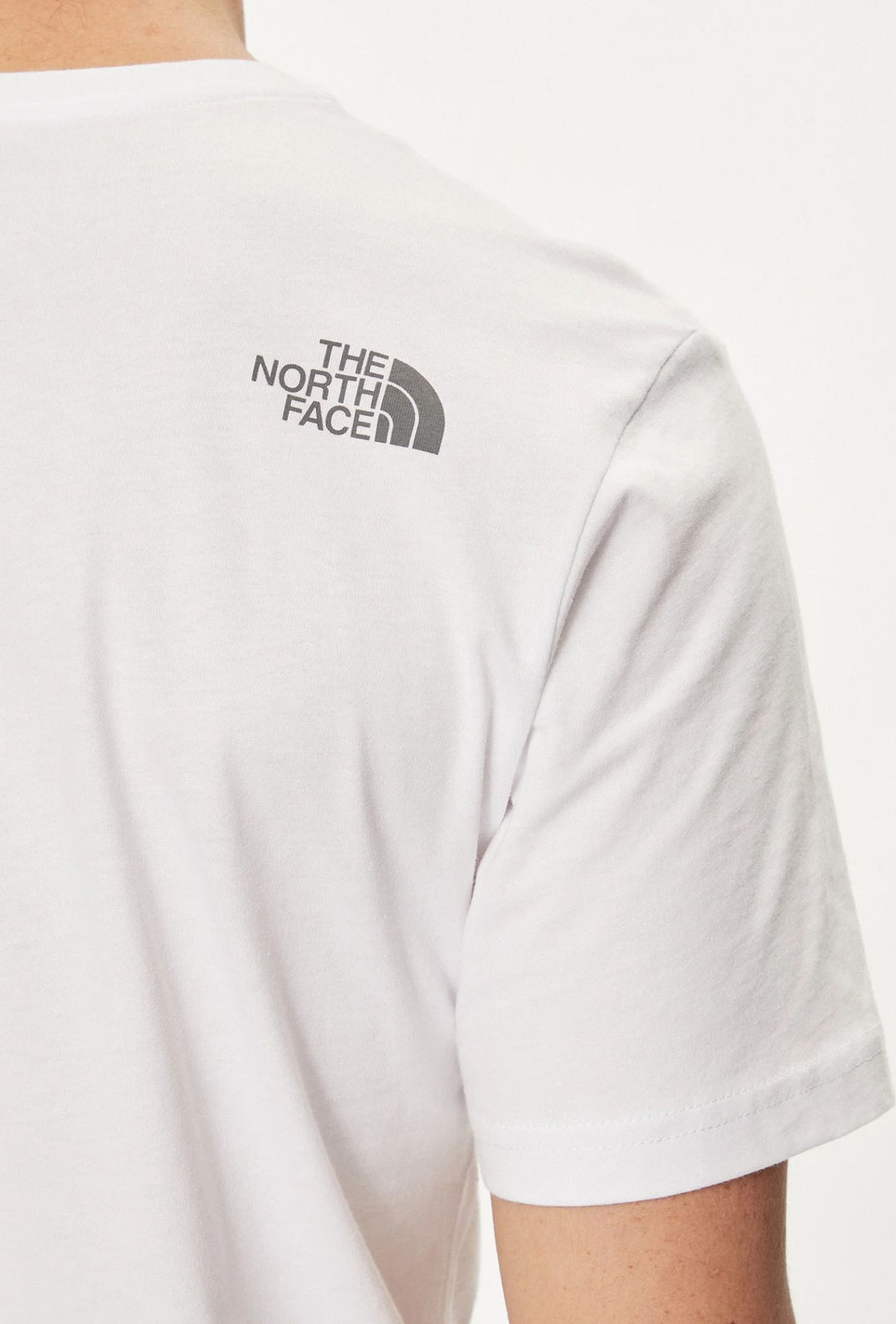 The North Face T-shirt Mountain Line da Uomo – BIANCO