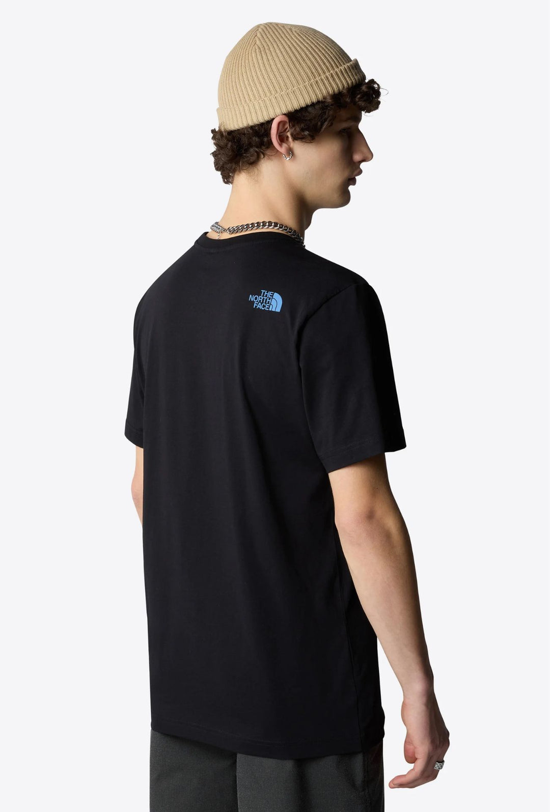 The North Face T-shirt Mountain Line da Uomo – NERO