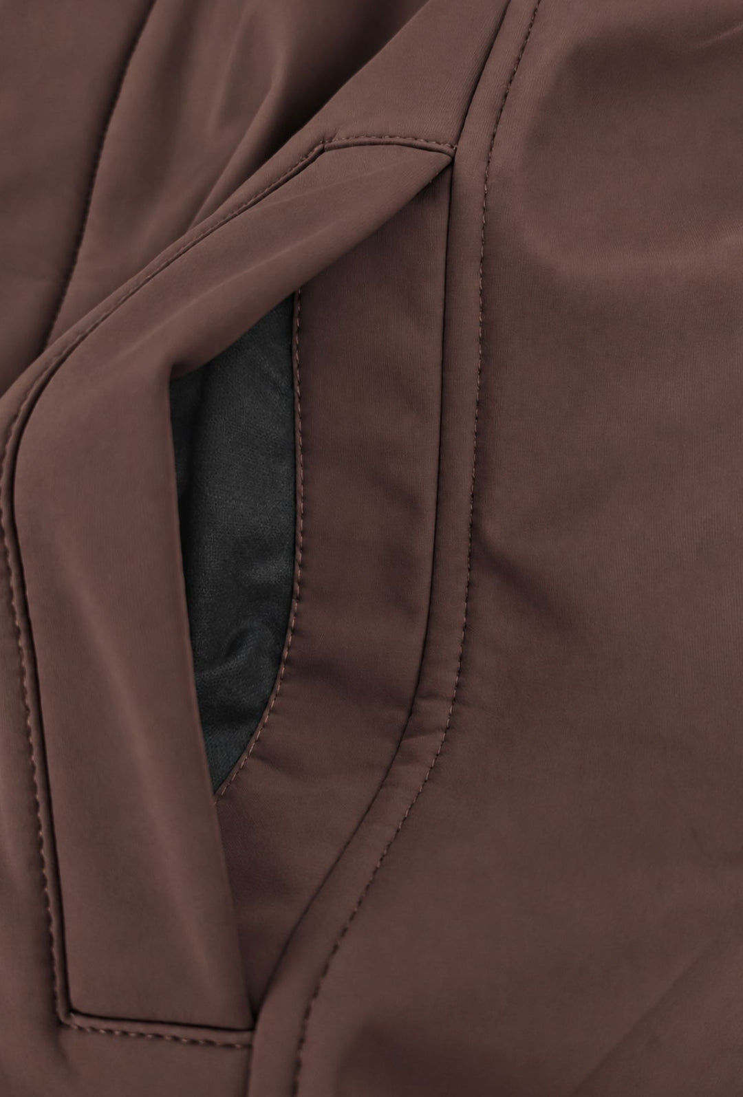 Trench Uomo invernale Double Face Tessuto tecnico  misto lana - MORO