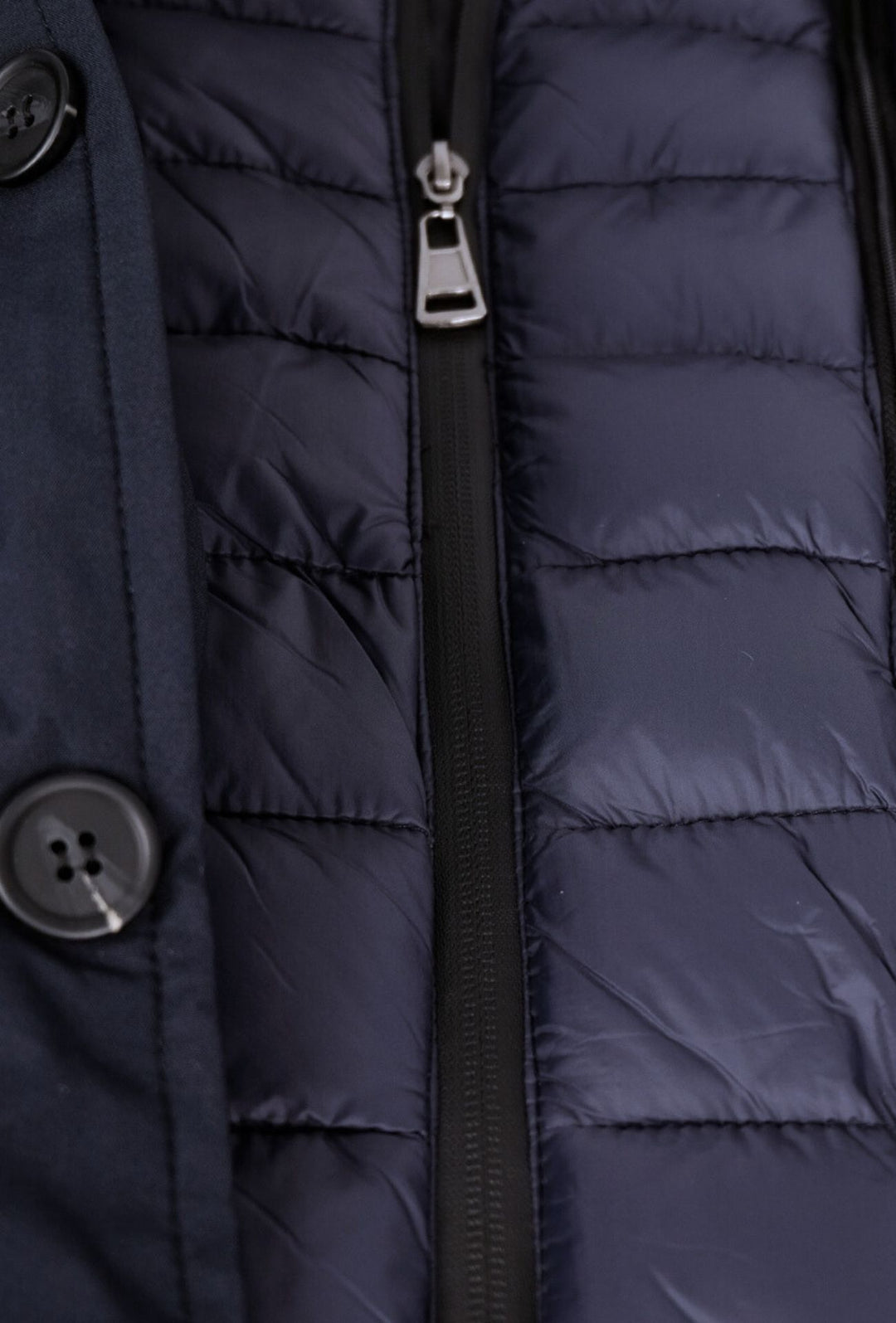 Trench Uomo Dresserd Giubbotto tessuto tecnico con piumino smontabile - BLU