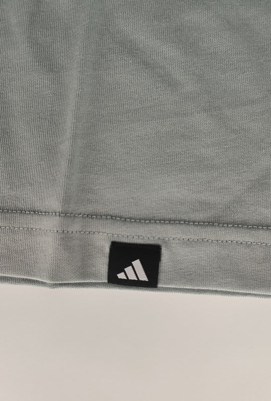 T-Shirt ADIDAS girocollo scritta centrale stampata colore bianco Regular Fit- SAME
