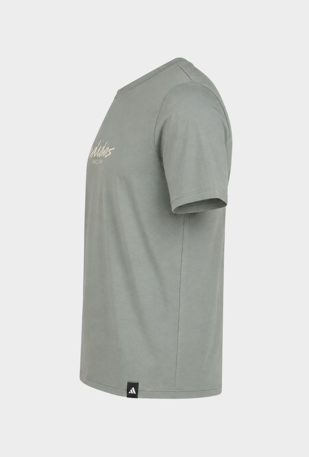 T-Shirt ADIDAS girocollo scritta centrale stampata colore bianco Regular Fit- SAME