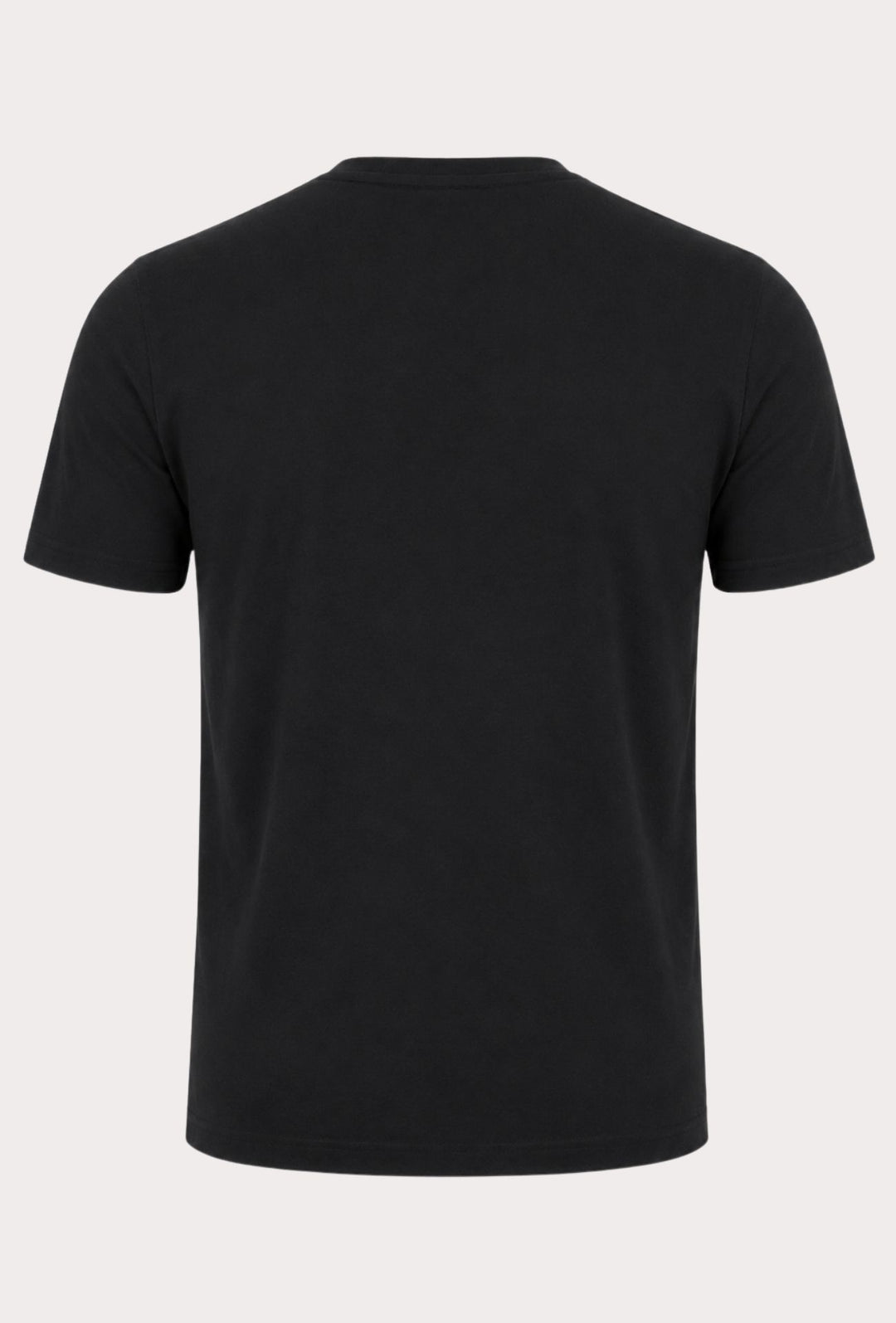 T-shirt Uomo Collo Serafino Aleandro La Corte - NERO