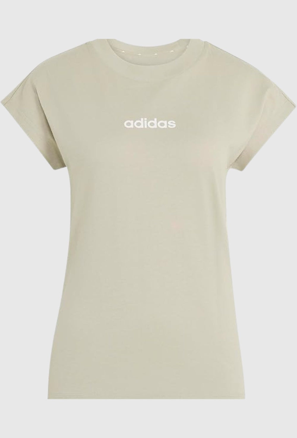 T-Shirt Donna Adidas in Cotone 100%- BEIGE