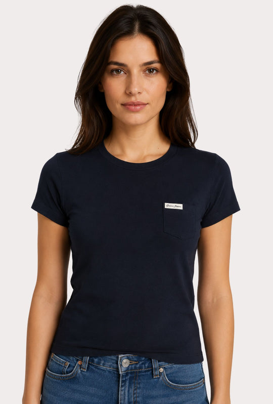 T-Shirt Donna GUESS JEANS - BLU NAVY