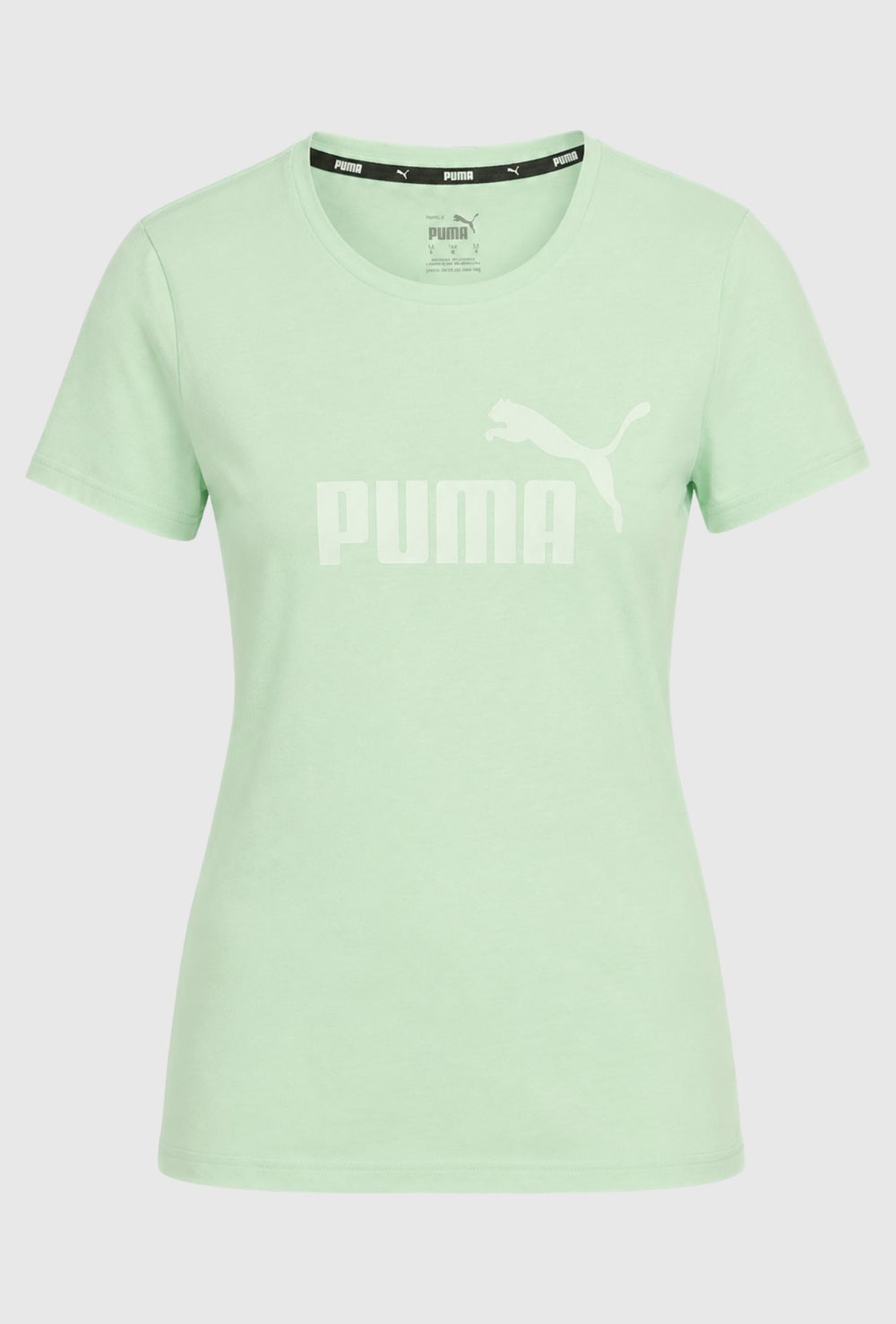 T-Shirt Donna Puma in Cotone 100% – VERDE MENTA