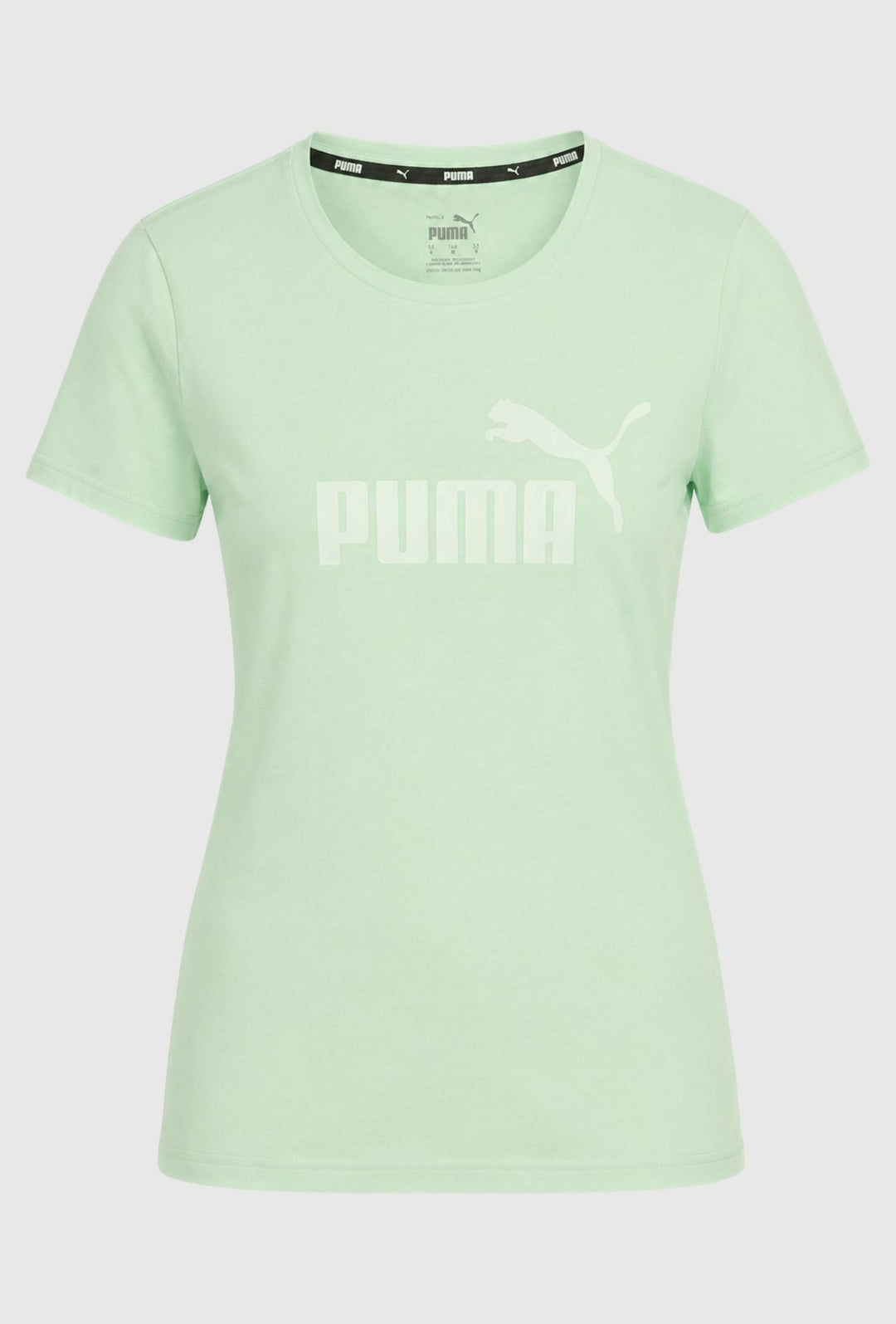 T-Shirt Donna Puma in Cotone 100% – VERDE MENTA