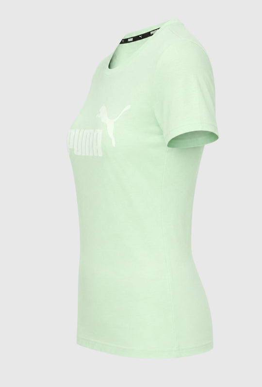 T-Shirt Donna Puma in Cotone 100% – VERDE MENTA