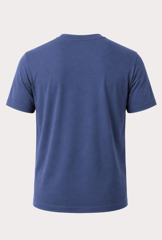 T-Shirt Uomo  in 100% Cotone con Logo Ricamato-DRESSERD- AVIO