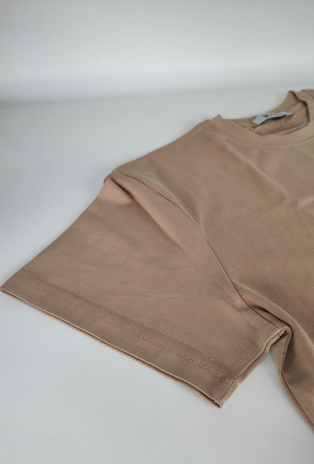 T-Shirt Uomo  in 100% Cotone con Logo Ricamato-DRESSERD- BEIGE