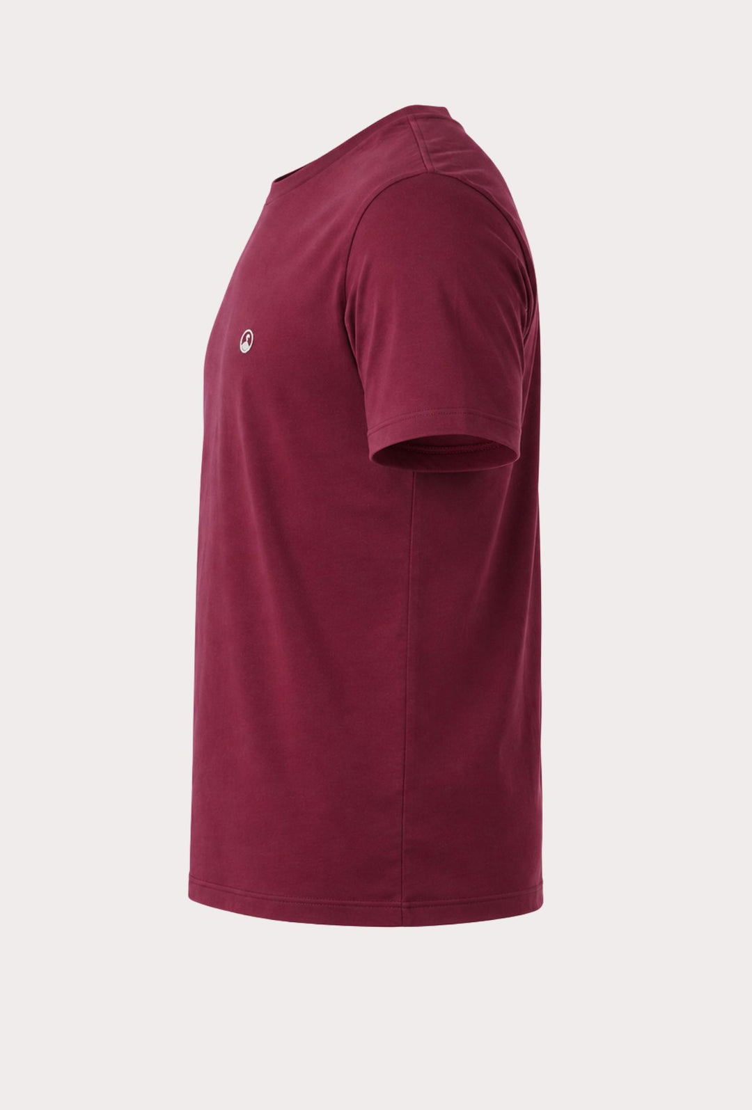 T-Shirt Uomo  in 100% Cotone con Logo Ricamato-DRESSERD- BORDEAUX