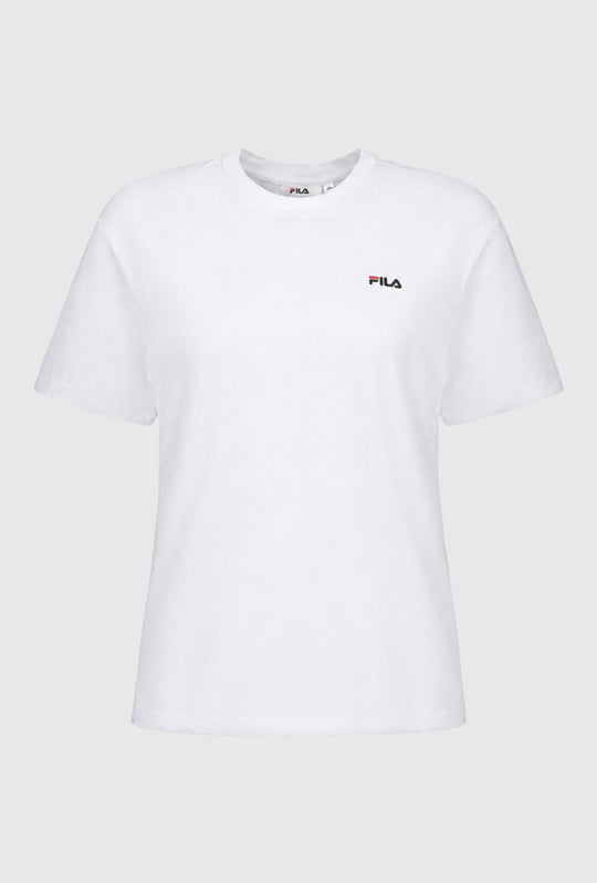 T-Shirt Donna FILA in Cotone 100% – BIANCO