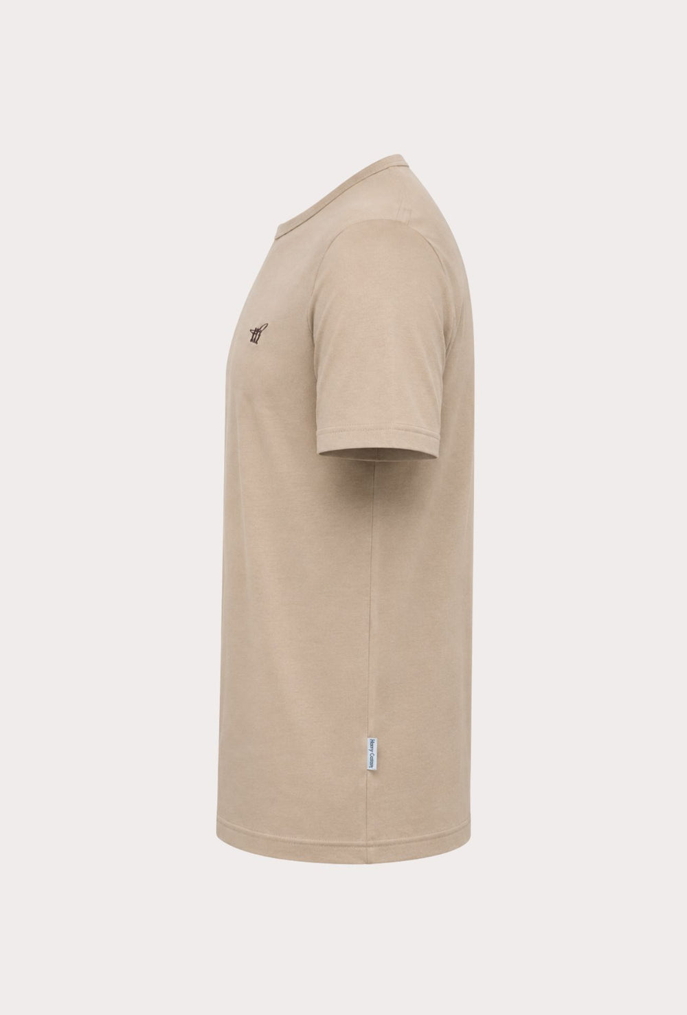T-Shirt Uomo Girocollo HENRY COTTON'S 100% Cotone - BEIGE
