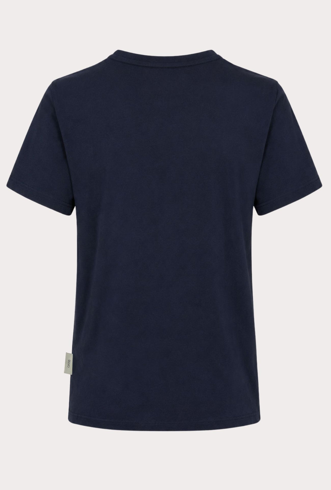 T-Shirt Uomo girocollo LIU.JO in cotone  con logo minimal Lato cuore- DARK BLUE
