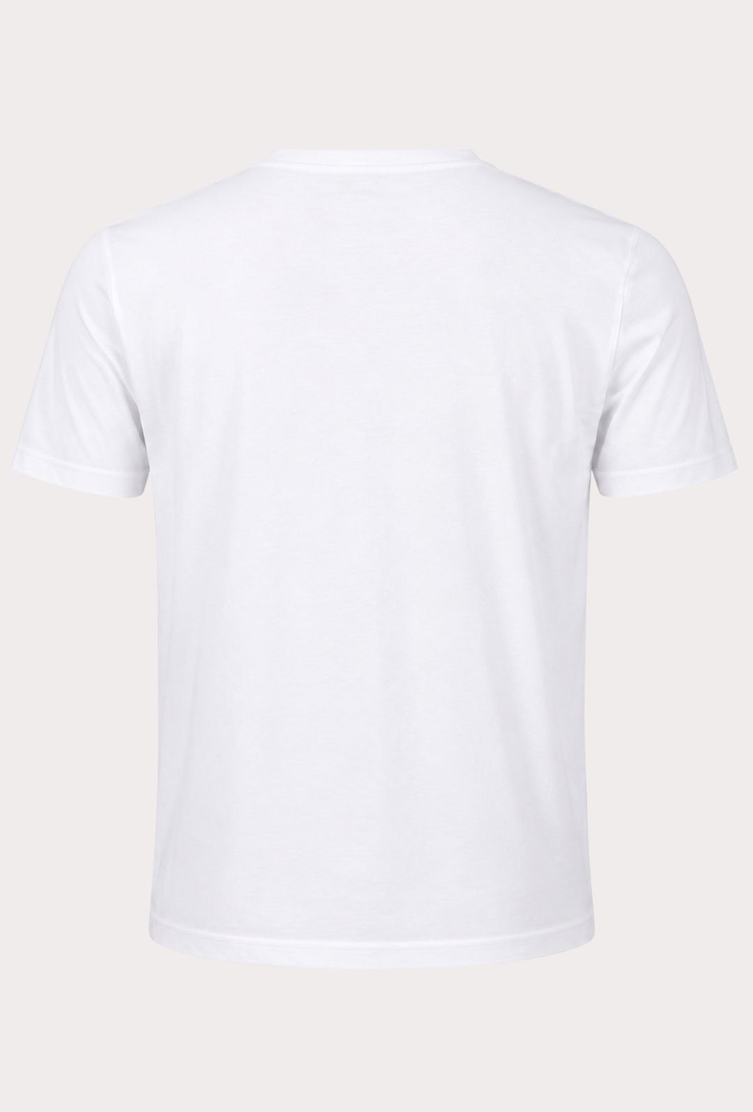 T- Shirt Uomo girocollo HENRY COTTON'S 100% cotone logo centrale stampato-BIANCO