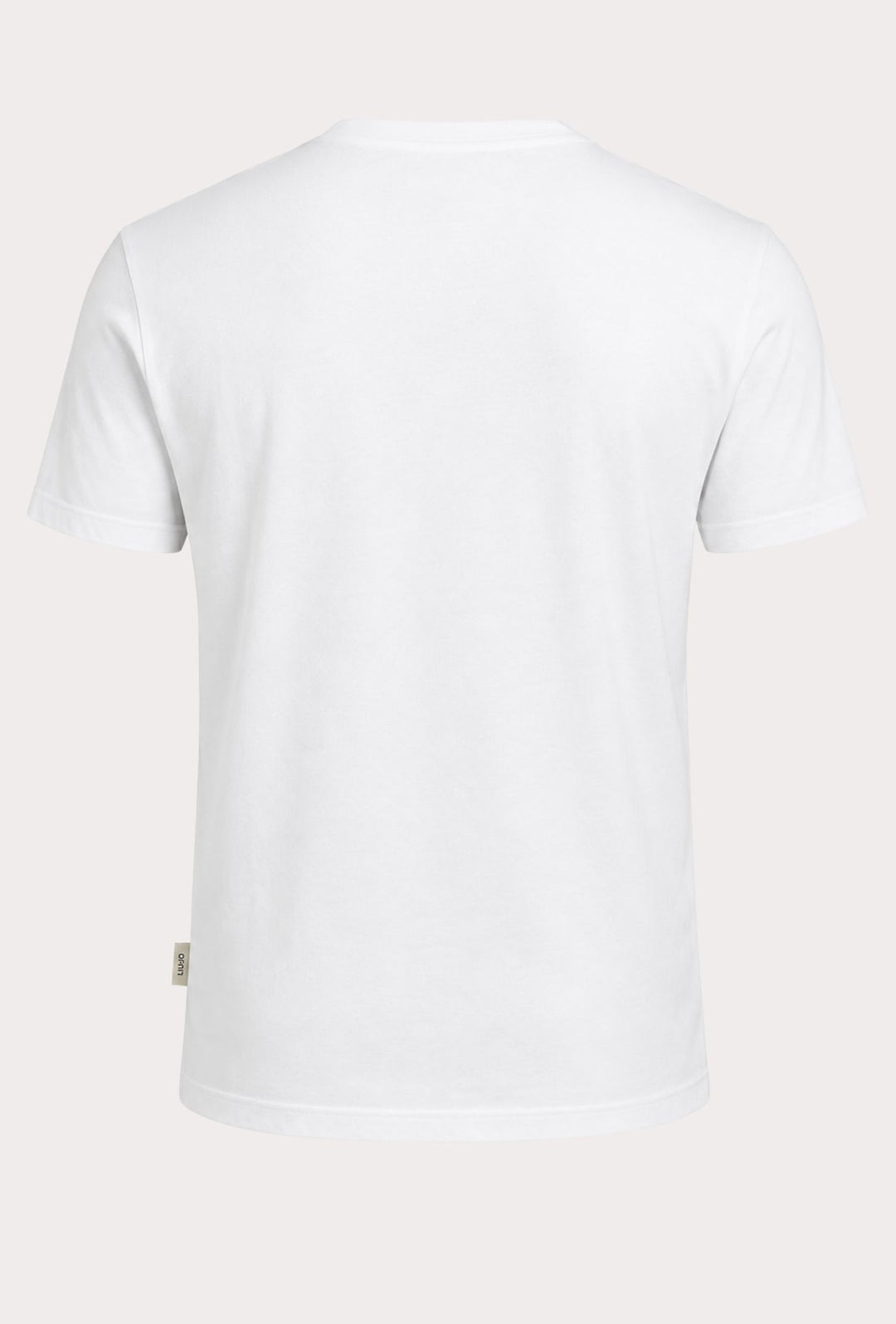 T-Shirt Uomo girocollo LIU.JO in cotone  con logo minimal Lato cuore- BIANCO